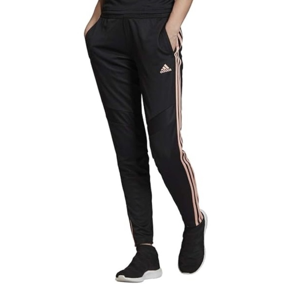 adidas Women's Tiro 21 Track Pant black and pink 3 strip size XS - Picture 11 of 11